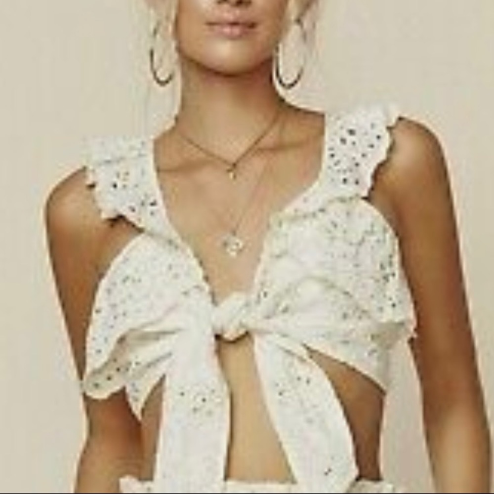 NWT Planet Blue Winsto Tango Top Cream